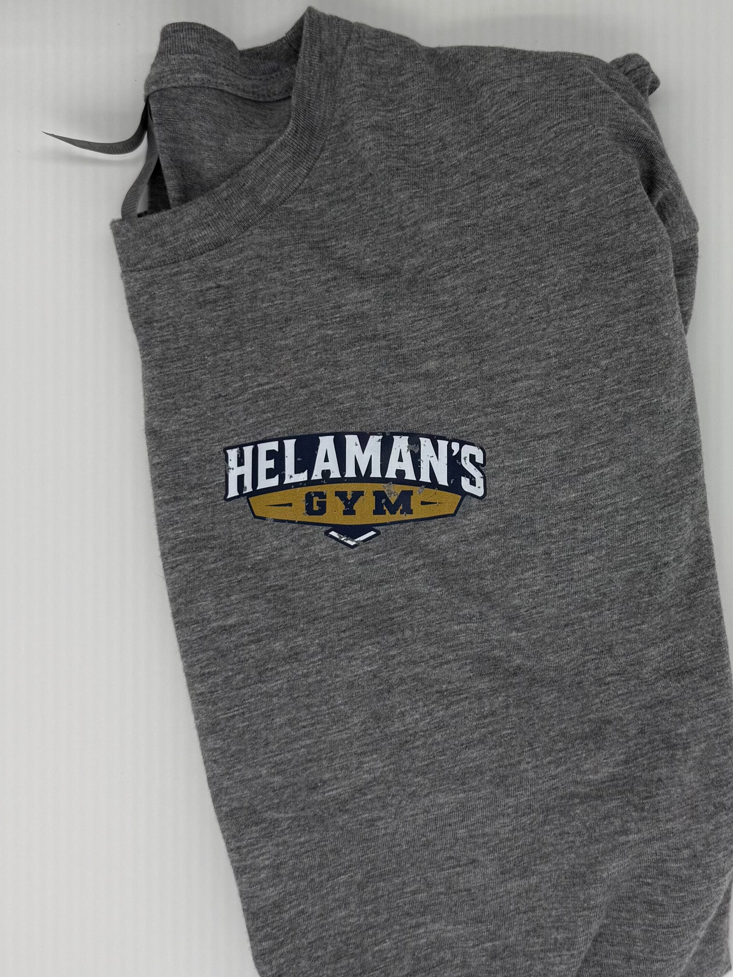 Helaman’s Gym - Training Stripling Warriors - Small Front and Large Back Graphic Tee