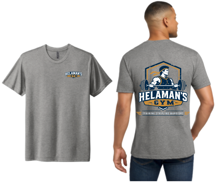Helaman’s Gym - Training Stripling Warriors - Small Front and Large Back Graphic Tee